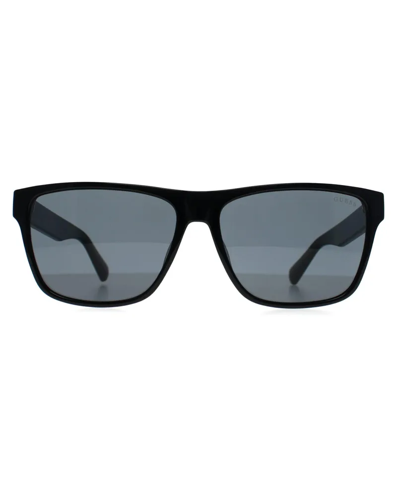 Guess GF5120 01A glÃ¤nzend schwarz grau Sonnenbrille Schwarz