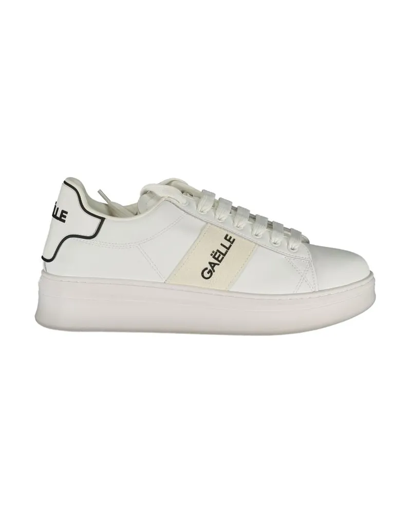 Gaëlle Bonheur Gaelle Paris Weiße Polyurethan Herren Sneaker Weiß