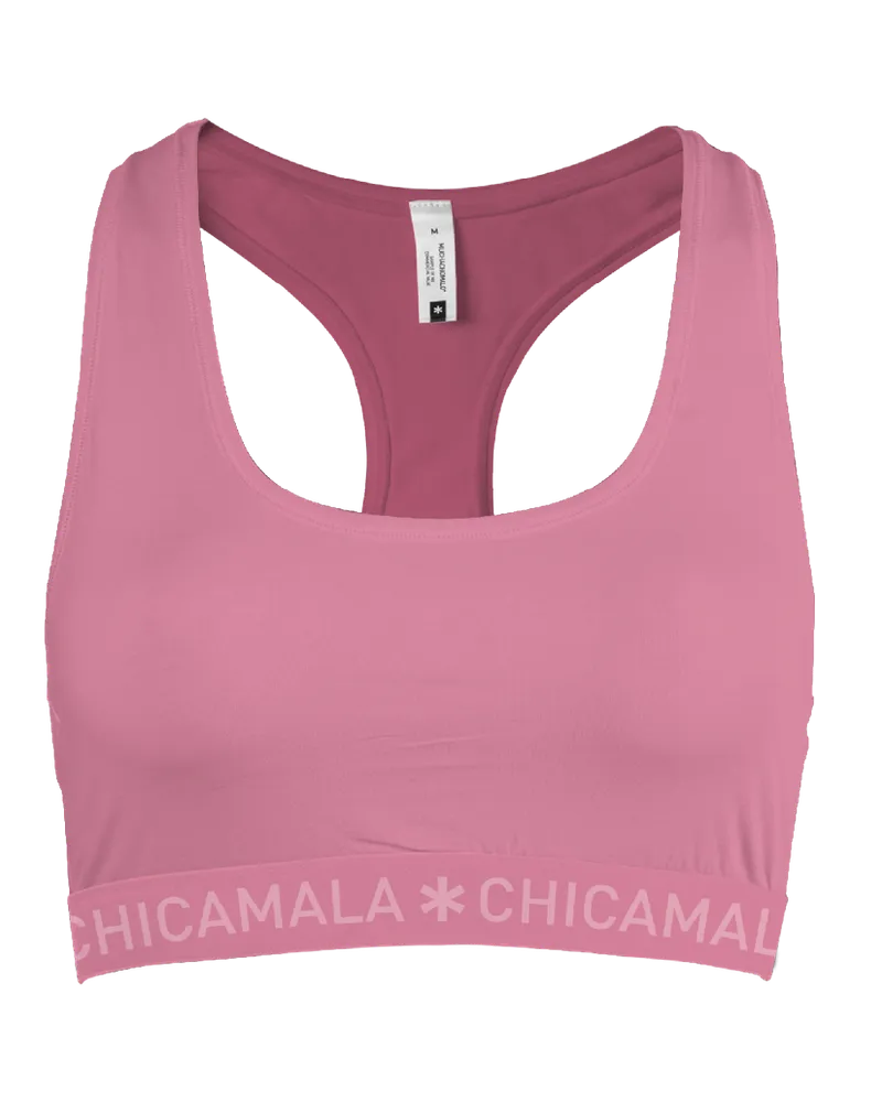 Muchachomalo Chicamala Racerback - Dames Sportbh Rosa