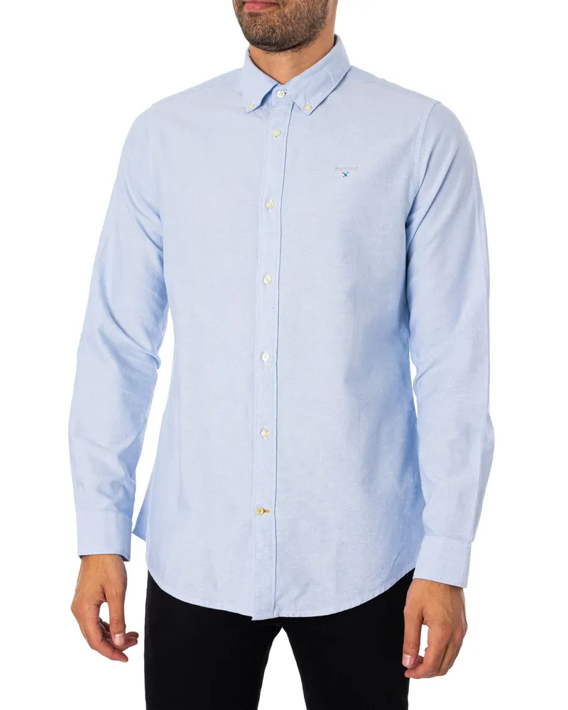 Barbour Maßgeschneidertes Oxtown-Hemd, Blau Blau