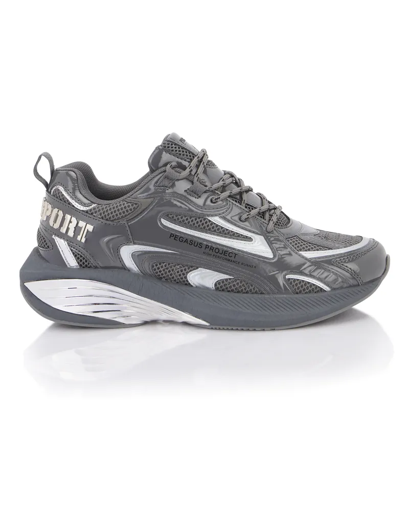 Philipp Plein Lo-Top Turnschuhe Dunkelgrau
