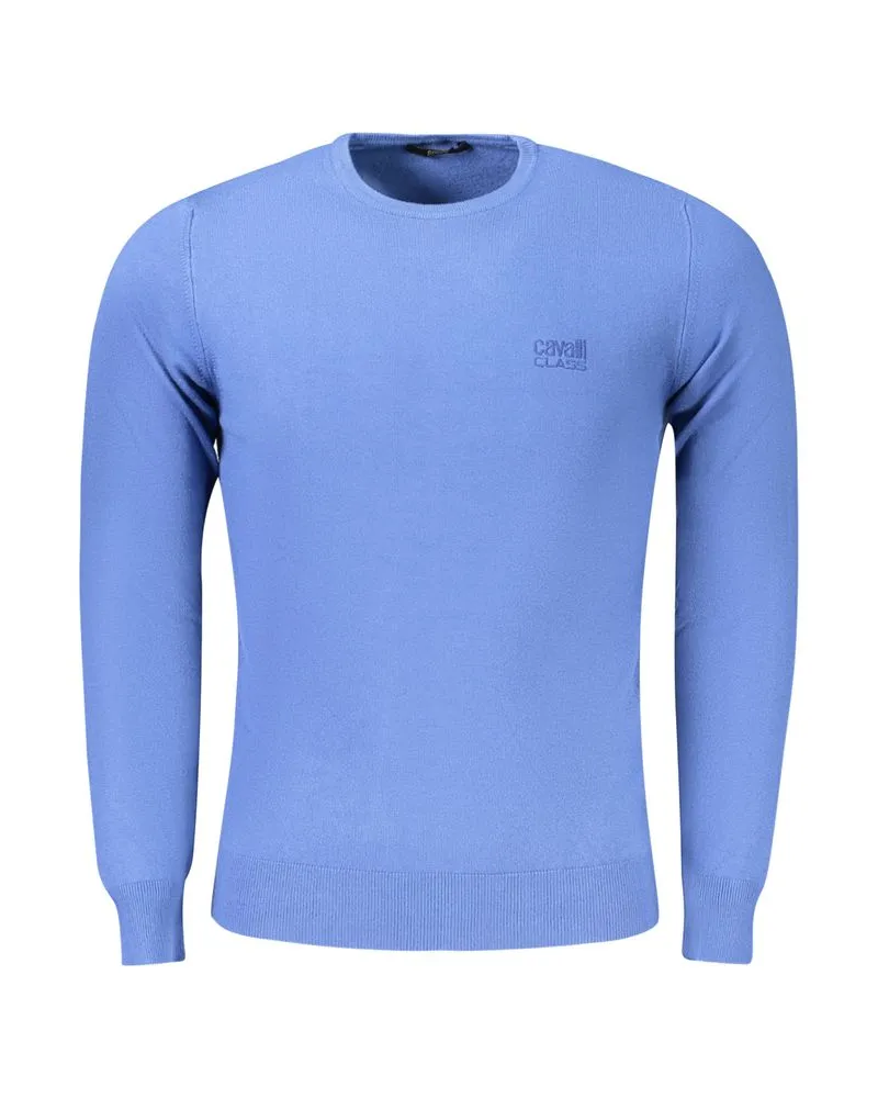 Roberto Cavalli Rundhalspullover Hellblau Hellblau