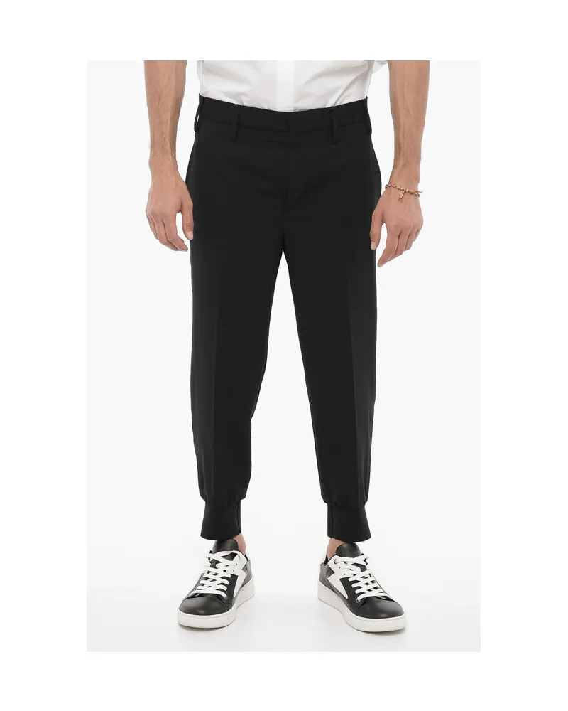 Neil Barrett Low-waist Slim-Fit JACK-Hose - Schwarz Schwarz