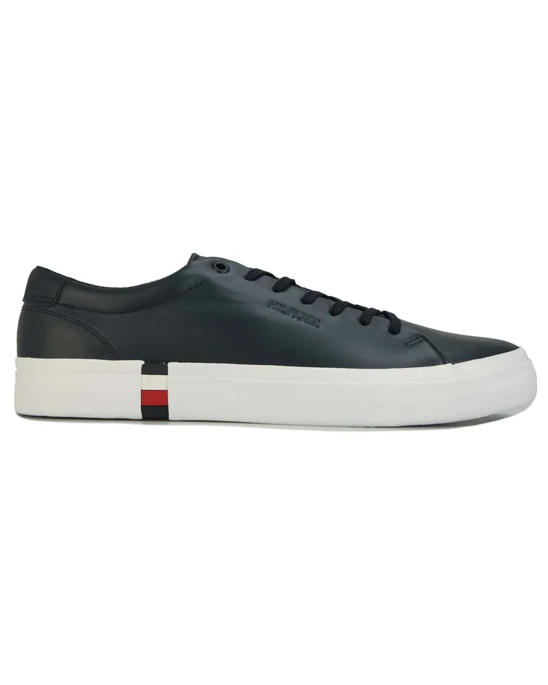 Tommy Hilfiger Baskets Modern Vulc cuir  Pour Homme en Bleu Marine Marineblau