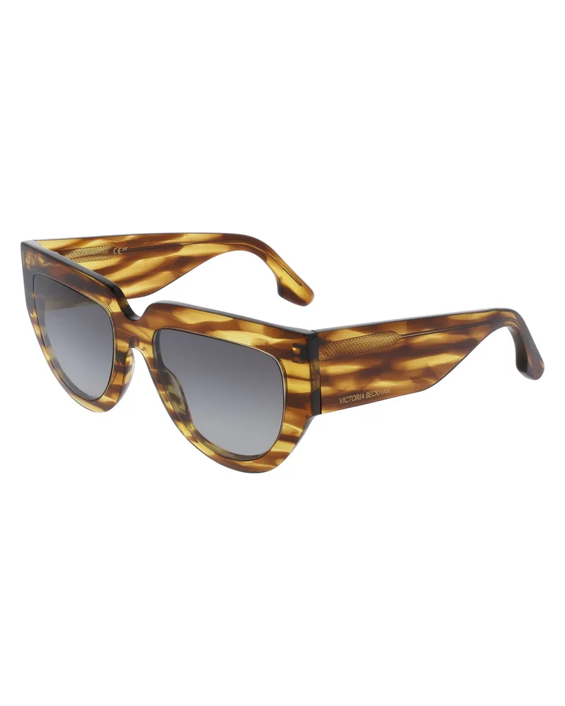 Victoria Beckham Damen-Sonnenbrillen 53/19/145 mm Acetat Braun