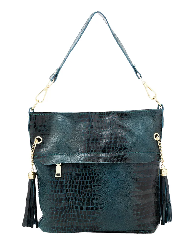 Usha Schultertaschen Damen Marine Marineblau
