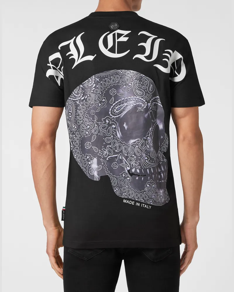 Philipp Plein T-Shirt Paisley Schwarz