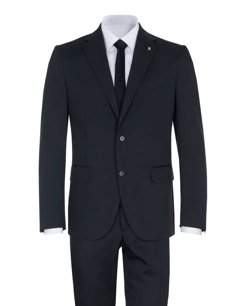 Corneliani Anzug Schwarz
