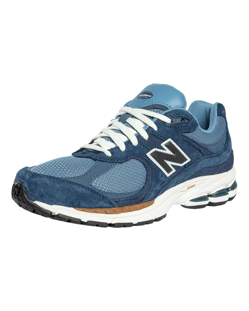 New Balance Wildleder-Sneaker Von 2002, Blau Blau