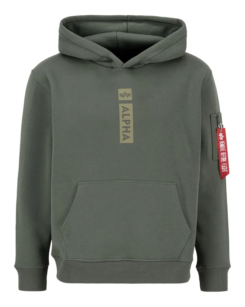 Alpha Industries Kapuzenpullover Grün