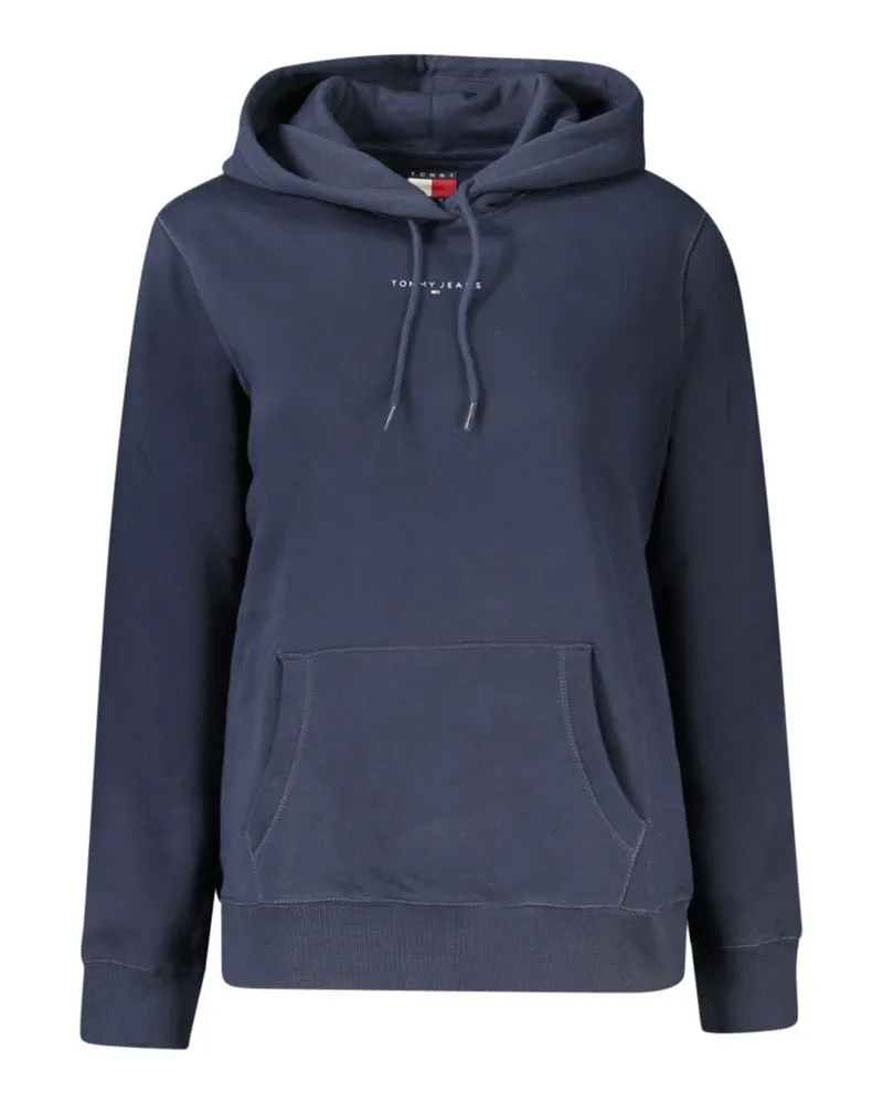 Tommy Hilfiger Blau Baumwoll Damen Hoodie Blau