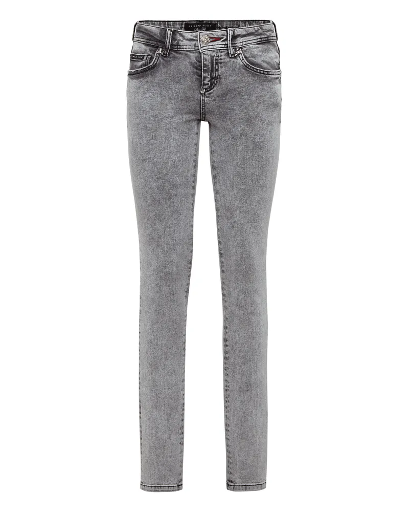 Philipp Plein Jeans Slim Fit Grau