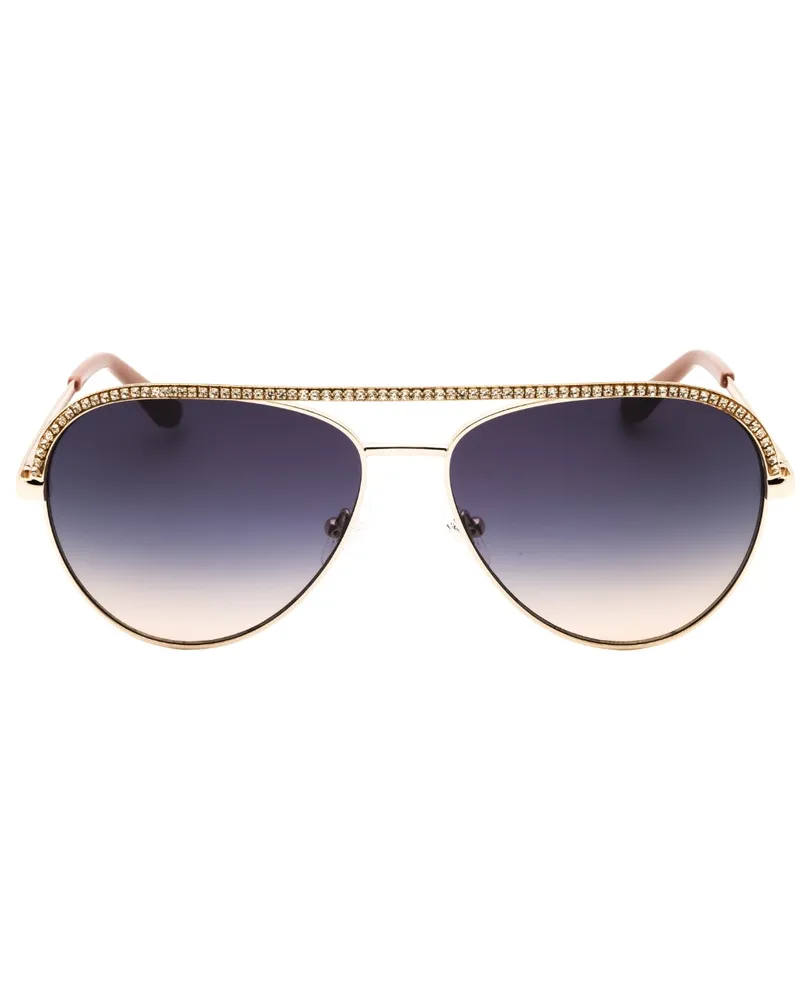 Guess Sonnenbrille Mit Goldenem Rand Gold