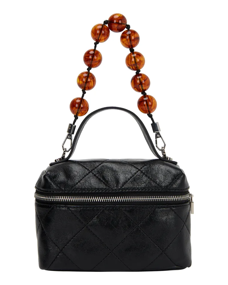 FAINA Handtasche Handtasche Frauen Schwarz Schwarz