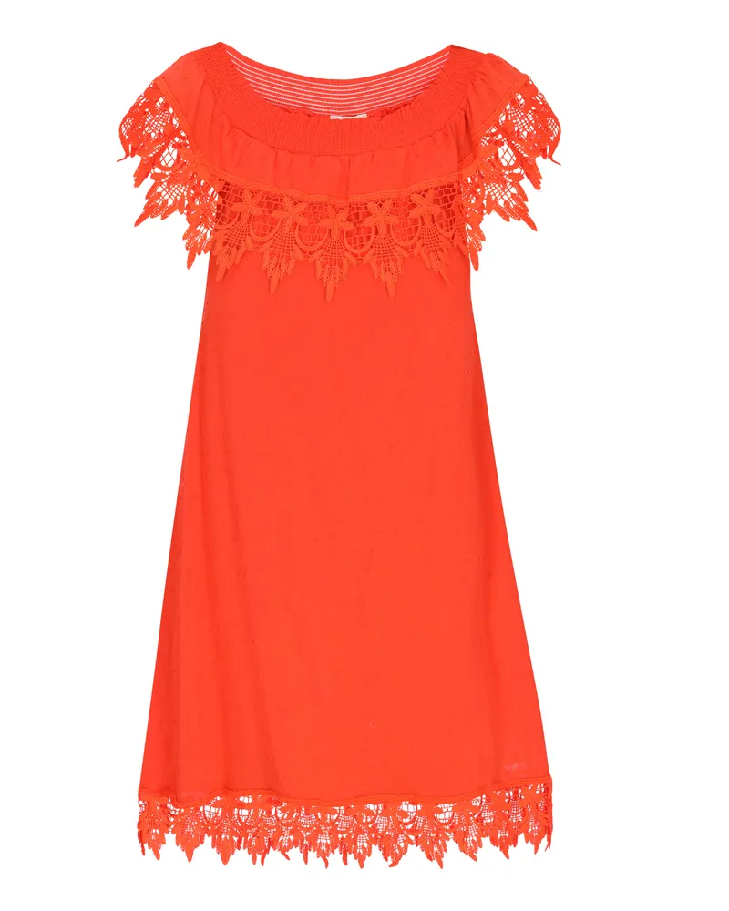 IZIA Kleid Frauen orange Orange