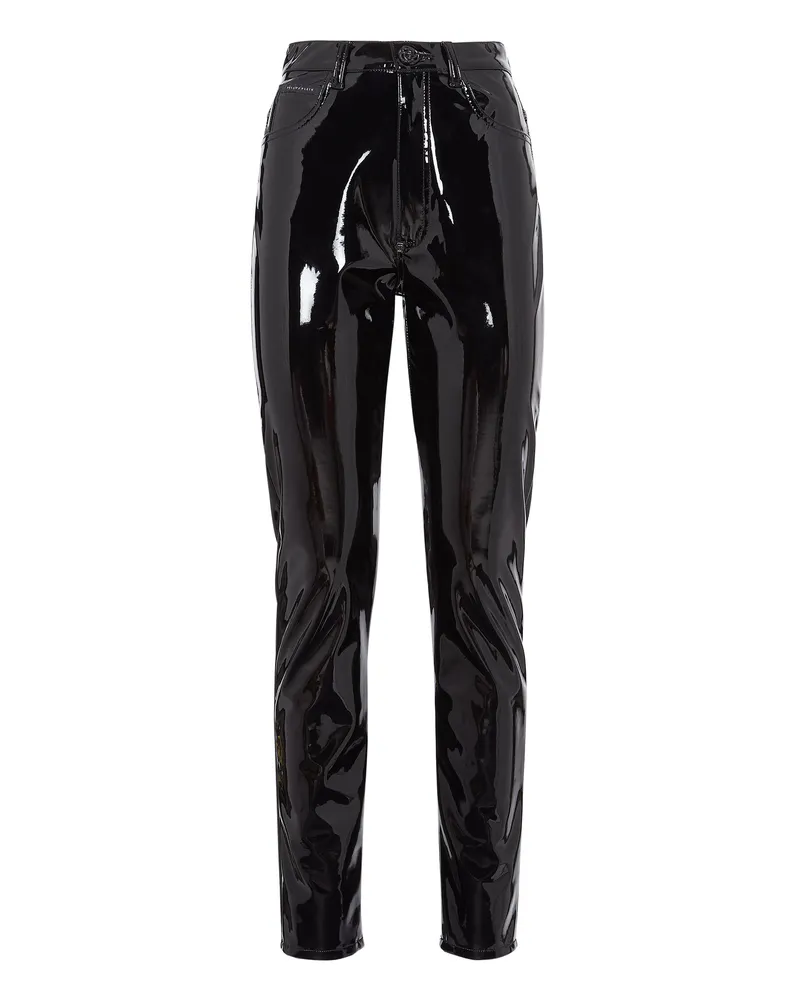 Philipp Plein Super High Waist Jeggings - Schwarz Schwarz