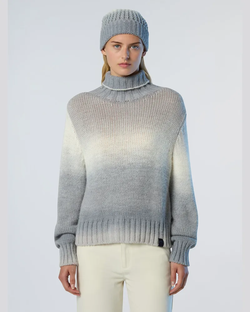 North Sails Pullover aus alpaka‑Wolle mit verwaschenem Finish - Grau Grau