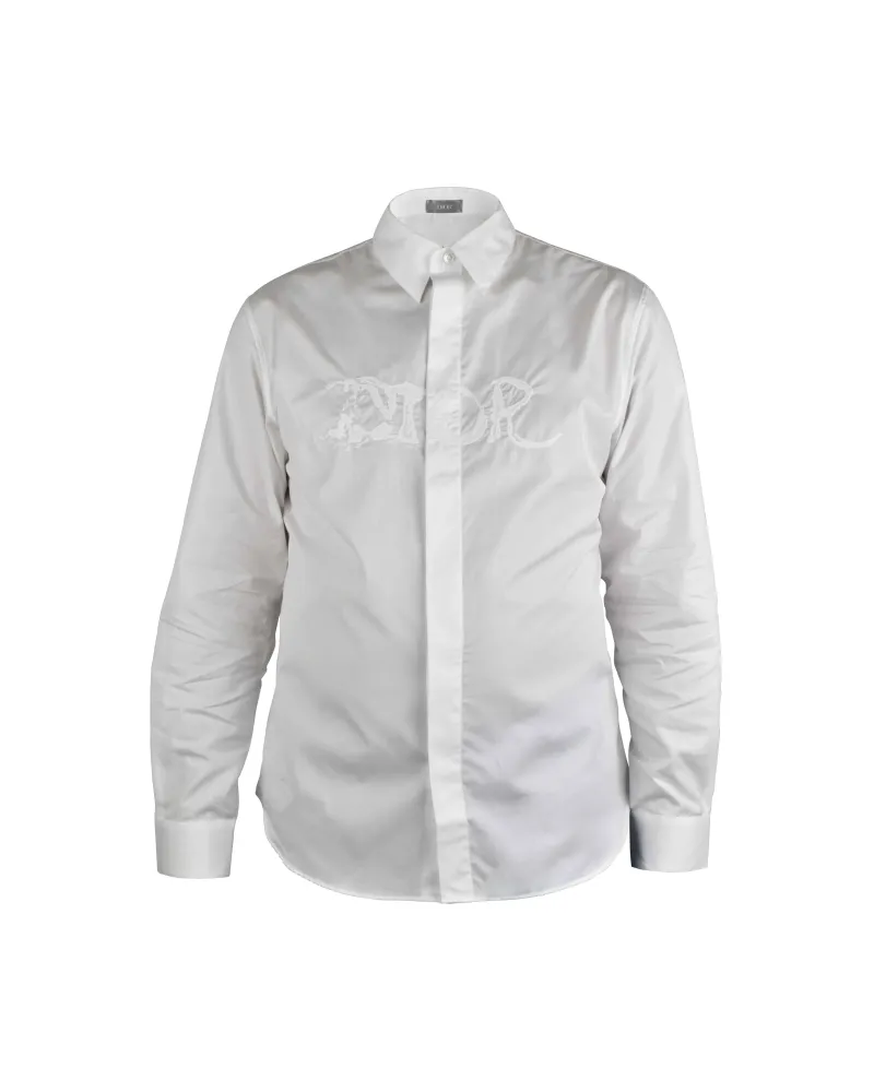 Dior Hemd Weiß Weiß
