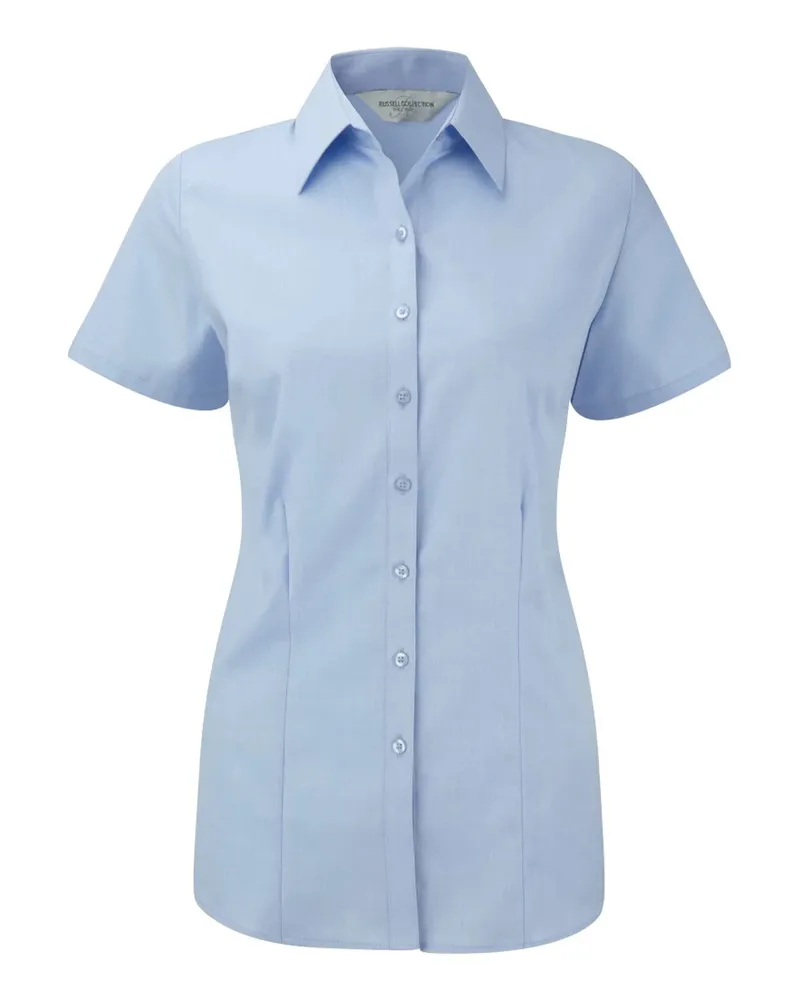 Russell Athletic Russell Collection - Formelles Hemd für Damen (Hellblau Blau