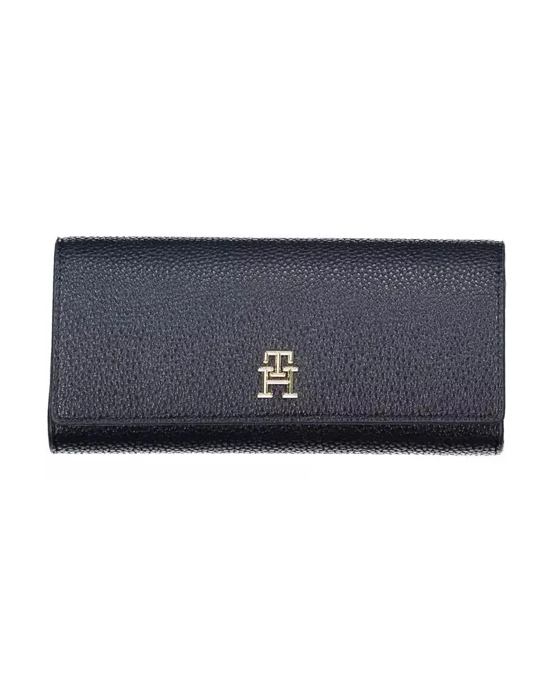 Tommy Hilfiger Th Wallet Geprägtes Leder Marineblau Dunkelblau