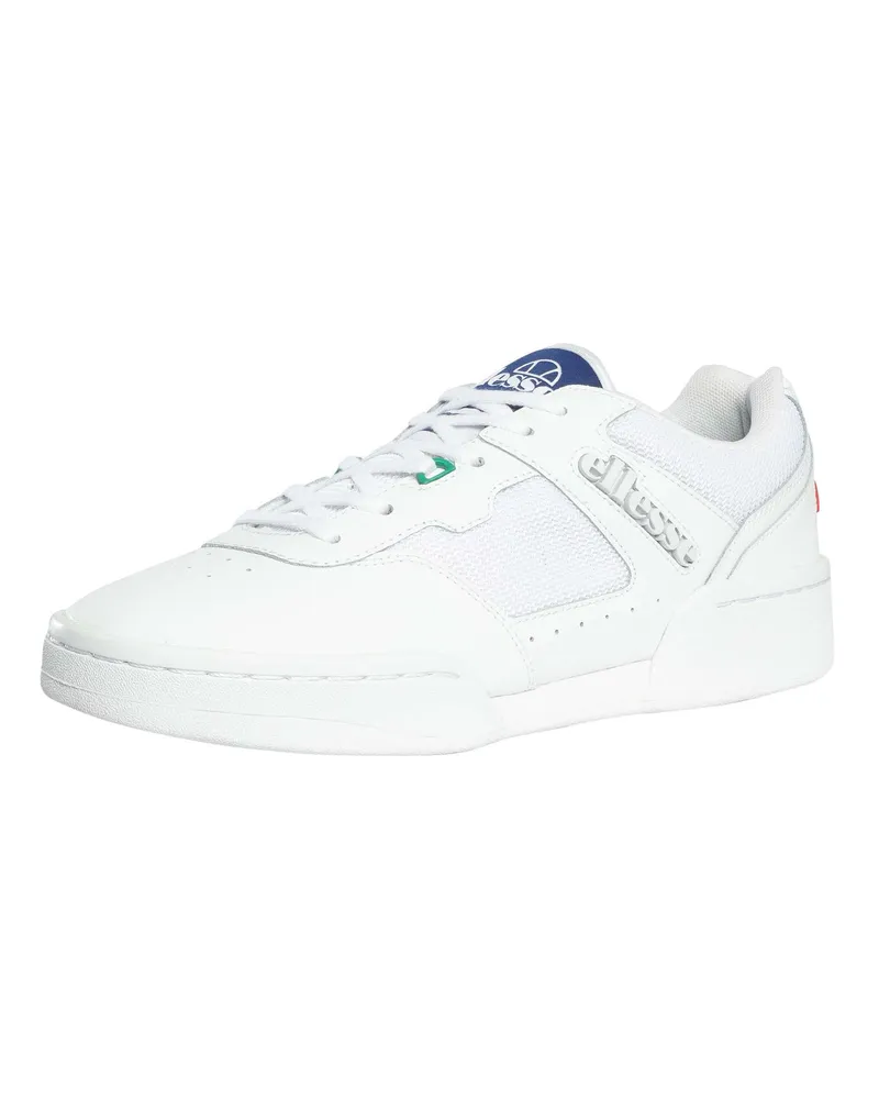Ellesse Piacentino 2.0 Lederturnschuhe, Weiß Weiß