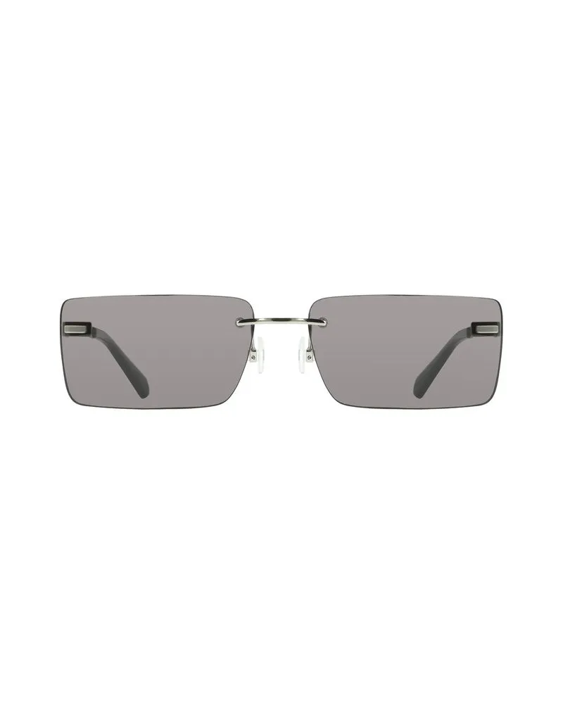 Calvin Klein Ck1284s Quadratische Sonnenbrille Grau