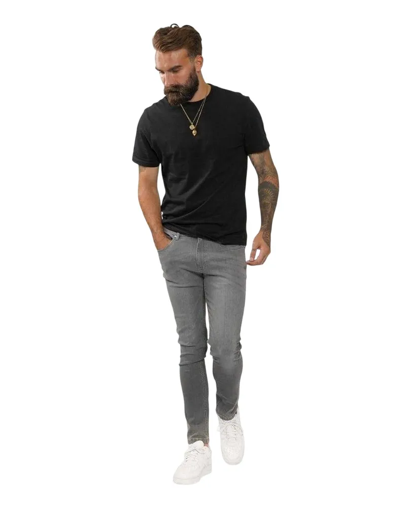Firetrap Jeans für Herren (Holzkohle Anthrazit