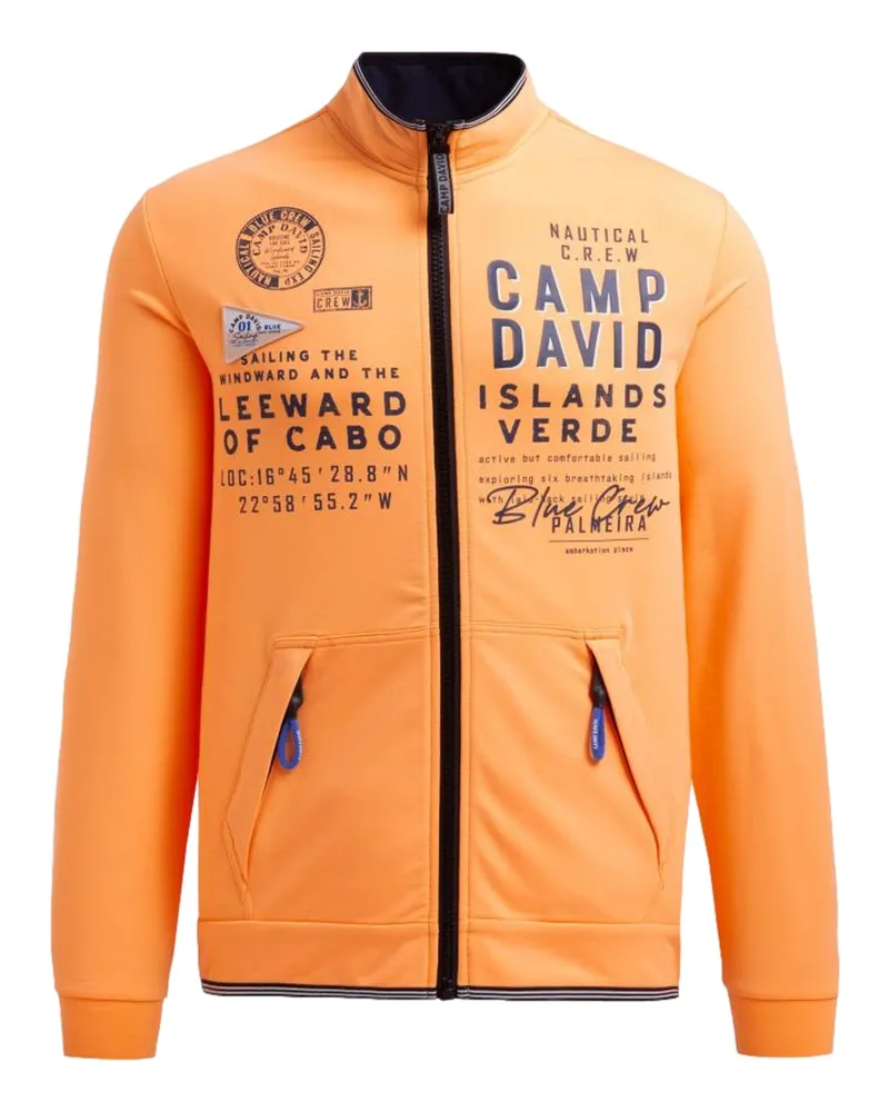 CAMP DAVID Jacke Orange