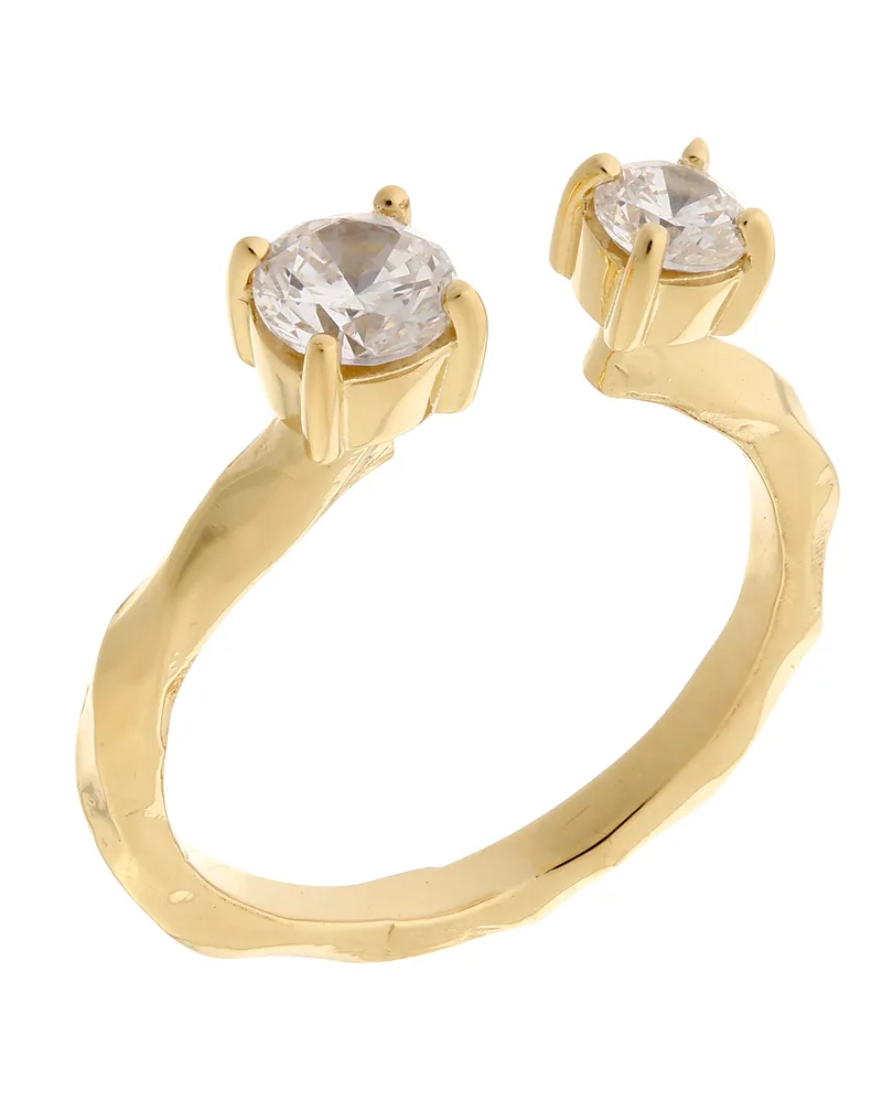 Orphelia Damen-Ring Sterling-Silber 925 – Gold ZR-7128/G Gold