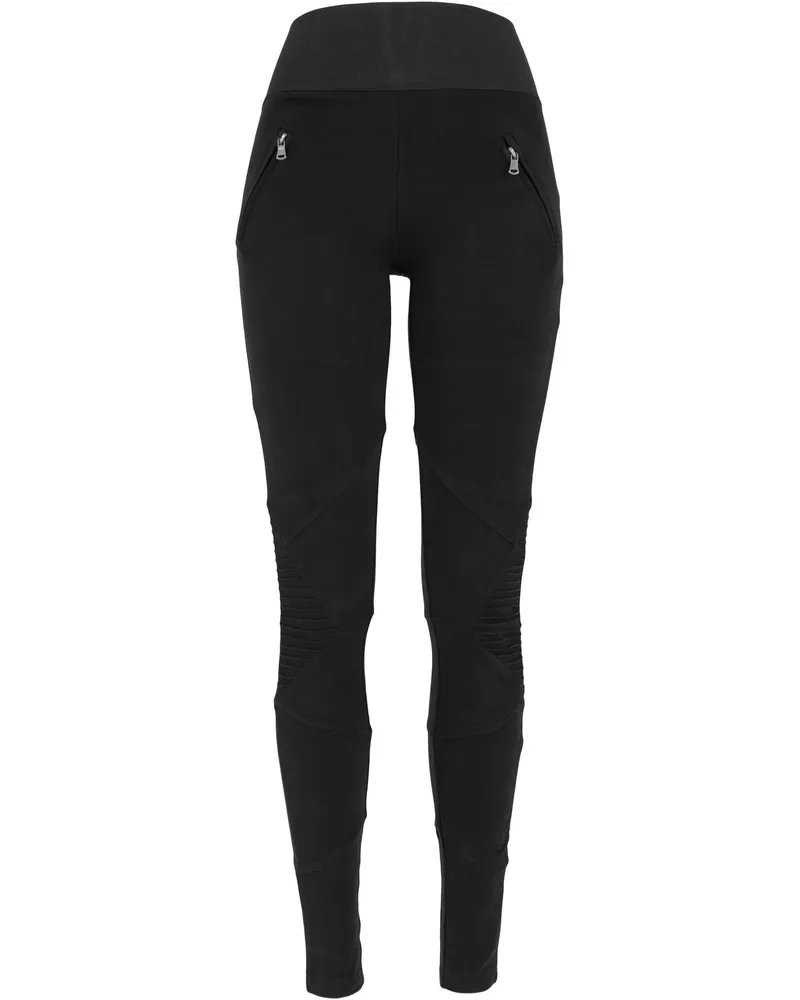 Urban Classics Leggings für Damen (Schwarz Schwarz
