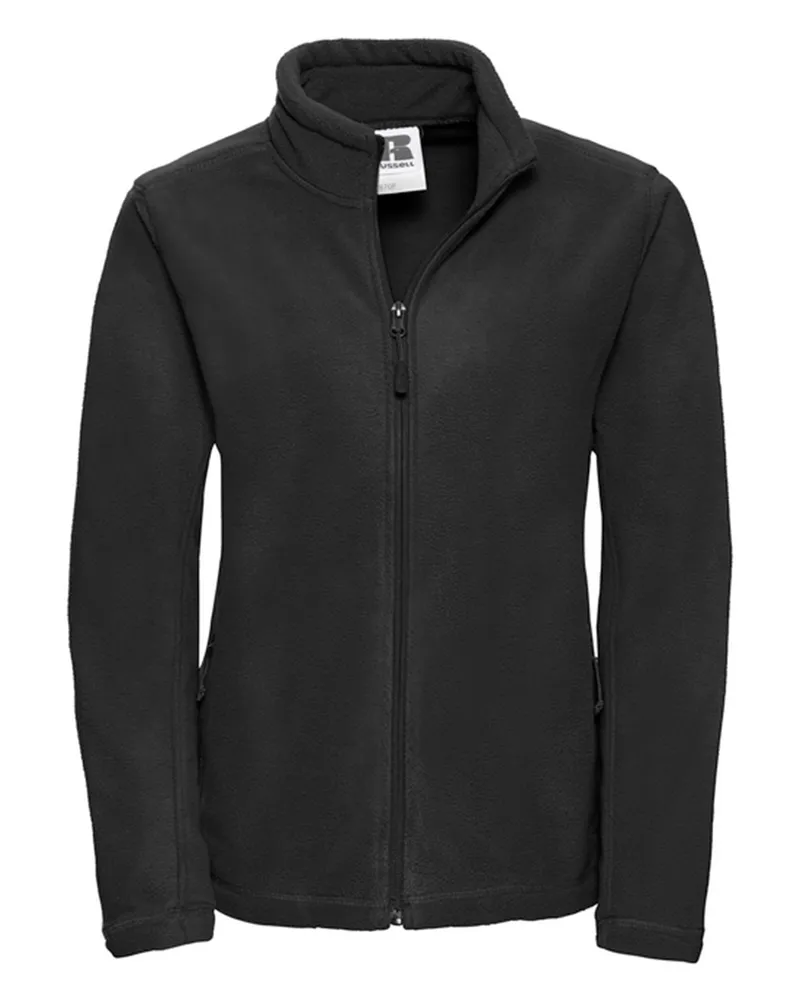 Russell Athletic Russell - Fleecejacke Durchgehender Reißverschluss für Damen - Für Außen Schwarz