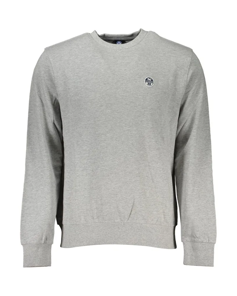 North Sails Crew-Neck Sweatshirt Klassische Passform Grau
