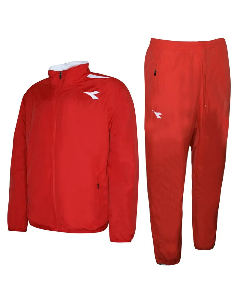Diadora Red Fitness-Jogginghosen - Herren Rot