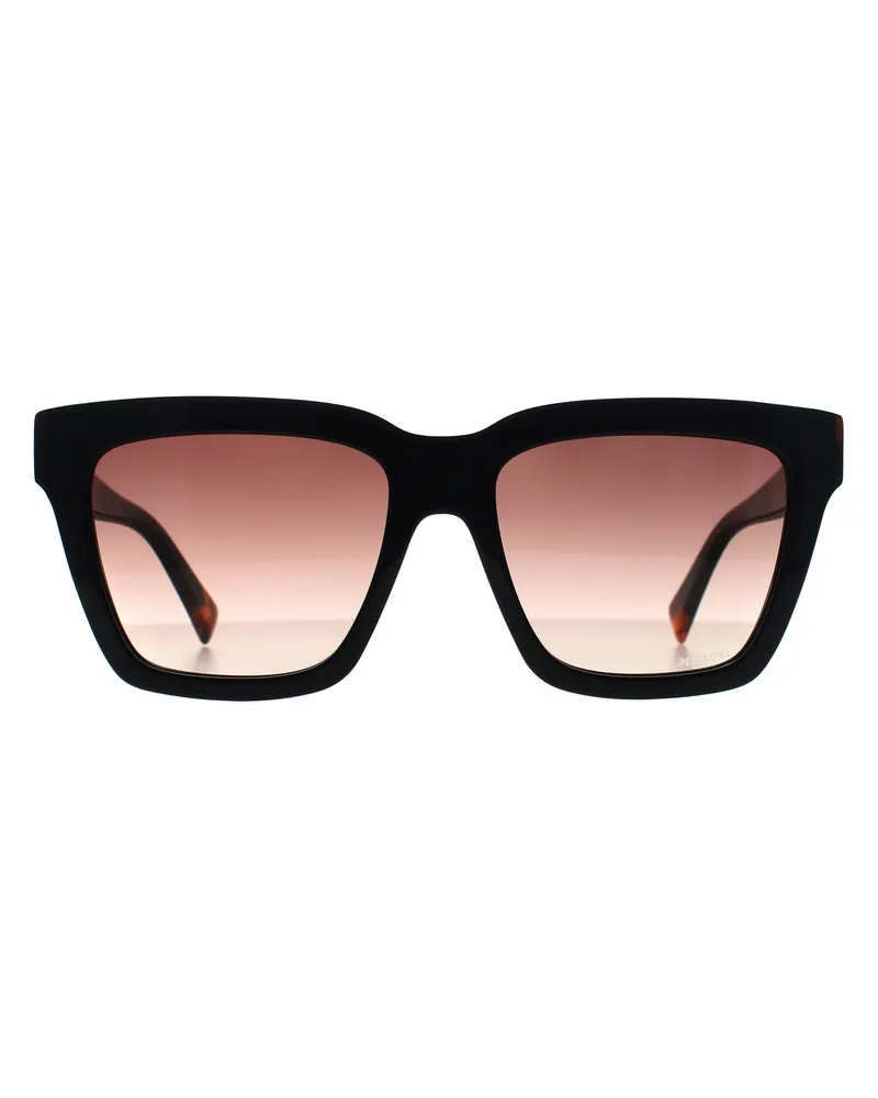 Missoni Square Damen Schwarz Braun Farbverlauf MIS 0132/S Schwarz