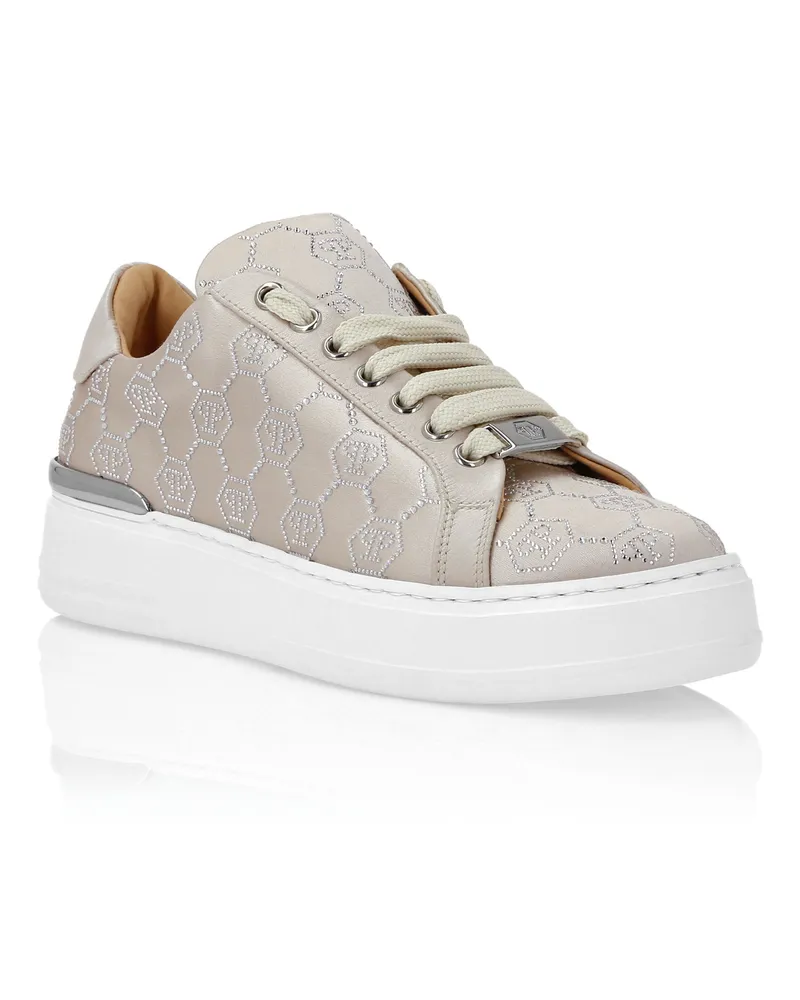 Philipp Plein Sneaker Monogram Beige
