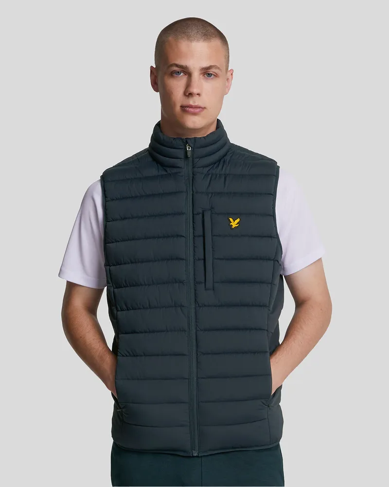 Lyle & Scott Sports Leichte Pufferjacke – Marineblau Marineblau