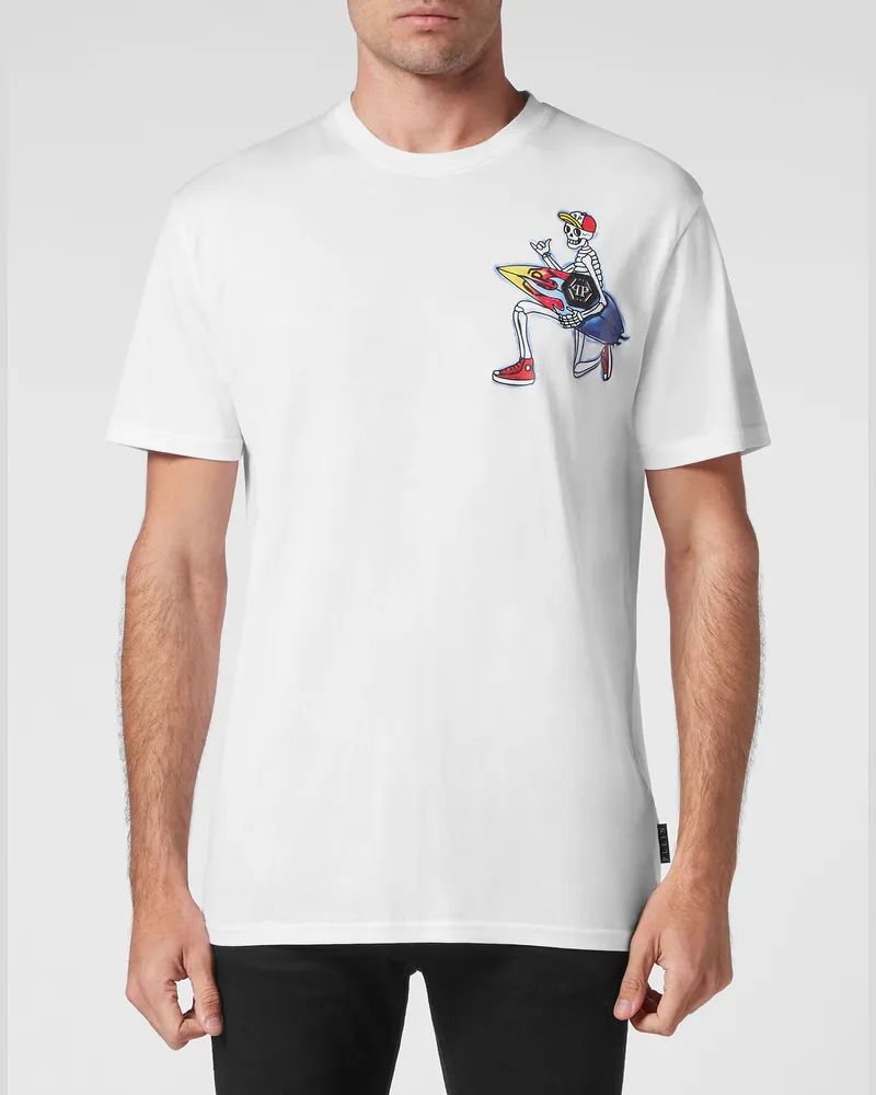Philipp Plein T-Shirt Hawaii Weiß