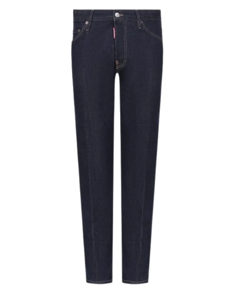 Dsquared2 Cool Guy Jeans Mit Icon-print Und Tasche, Dunkelblaue Jeans Blau
