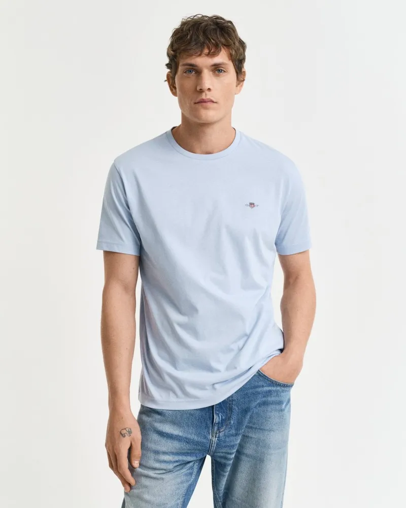 Gant Reg Shield T-Shirt Hellblau