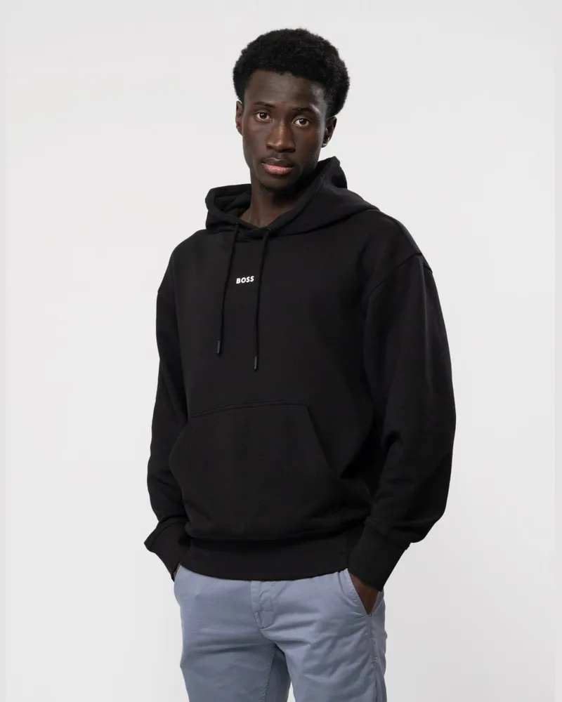 HUGO BOSS WeSmallhood Herren-Hoodie Schwarz
