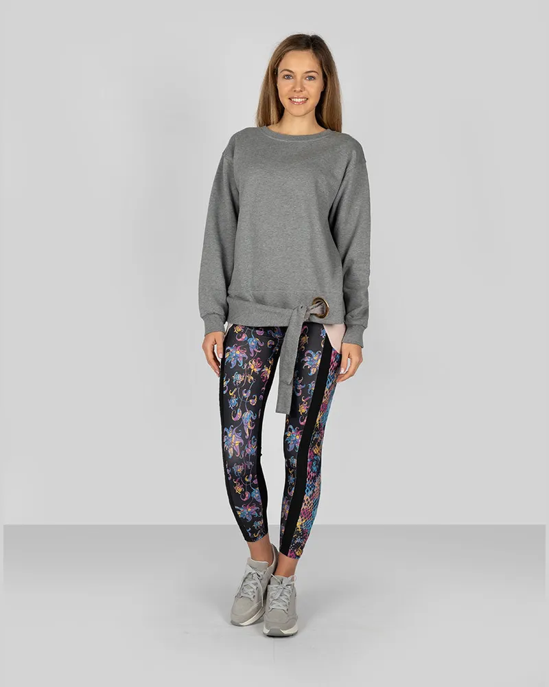 Trussardi Jeans Sweatshirt Damen Grau Grau
