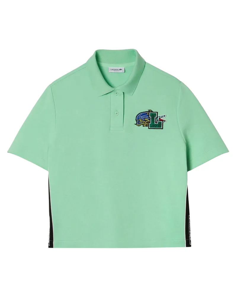 Lacoste Poloshirt für Damen, kurz geschnitten (Grün Grün
