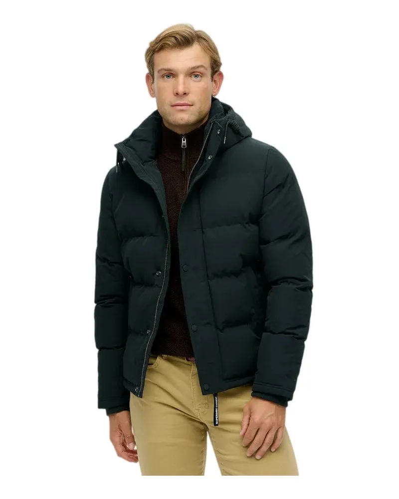 Superdry. Herren-Steppjacke Everest Blau