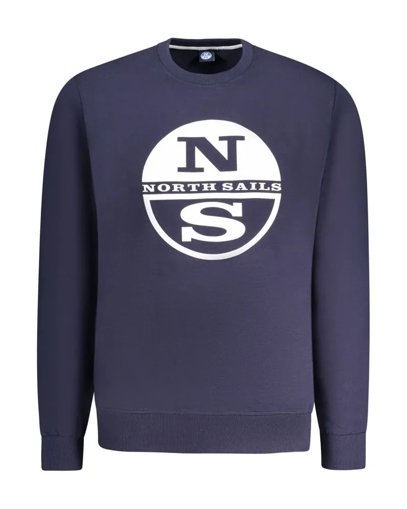 North Sails Kompass Sweatshirt mit Rundhalsausschnitt Dunkelblau