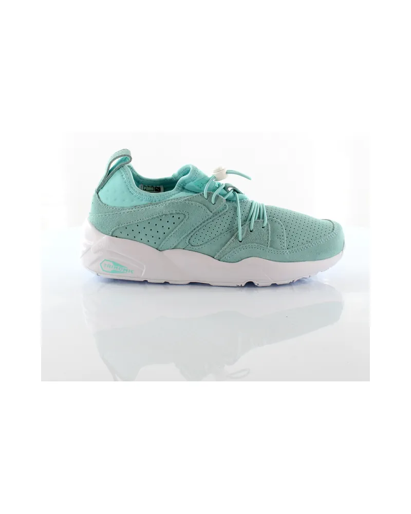 Puma Trinomic Blaze aus Glory Weiche Slip auf Toggle Mint Mens Trainer 360101 11 Blau
