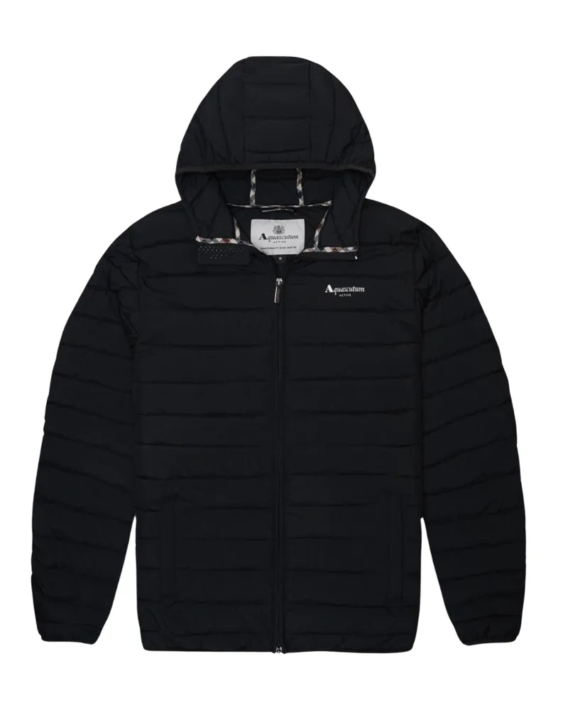 Aquascutum Active RLG Kapuzenjacke 100 g - Schwarz Schwarz