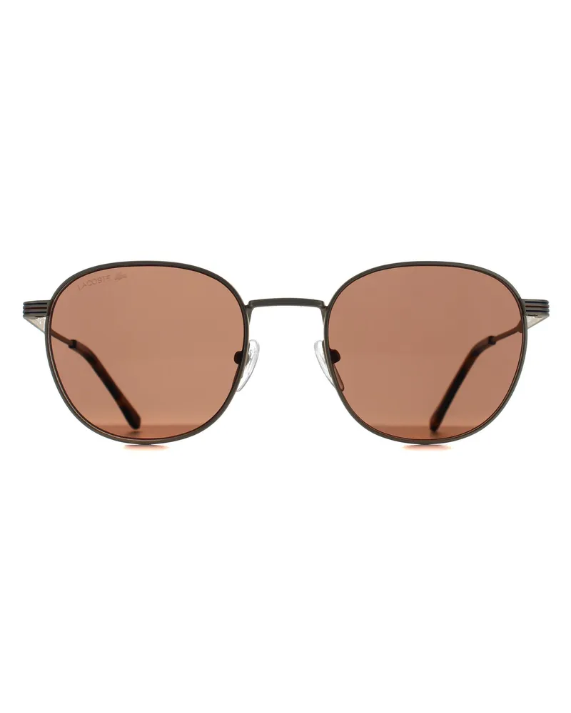 Lacoste L251S 710 halbmattes Gold braun Sonnenbrille Gold