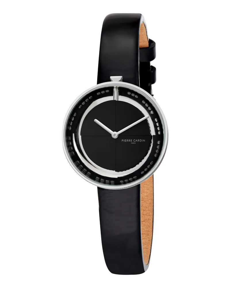 Pierre Cardin Marais Schwarz Damen Armbanduhr CMA.0000 Schwarz