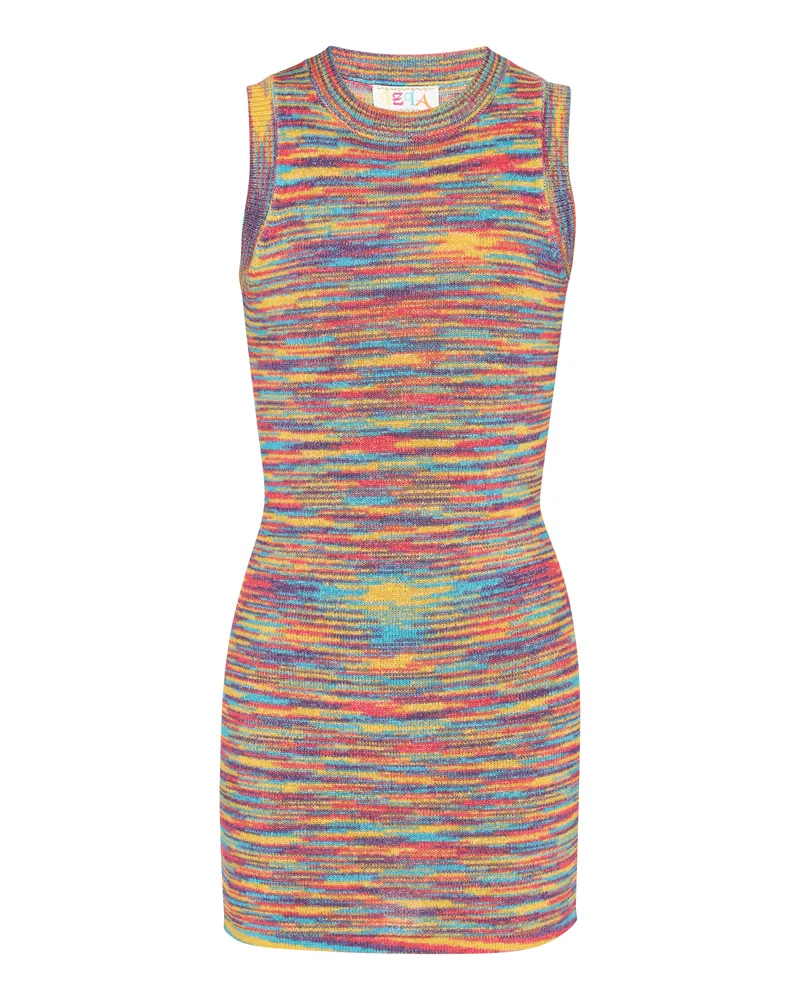 IZIA Kleid Frauen blau mehrfarbig Blau