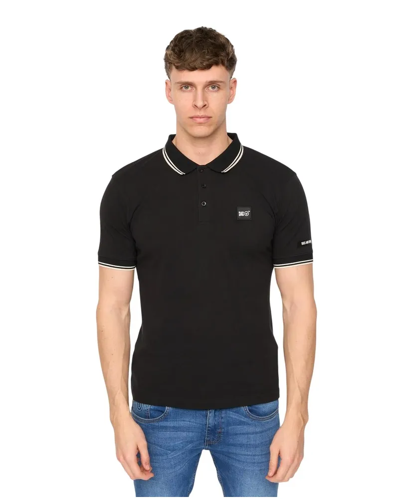 Duck and Cover Wrentham" Poloshirt für Herren (Schwarz Schwarz